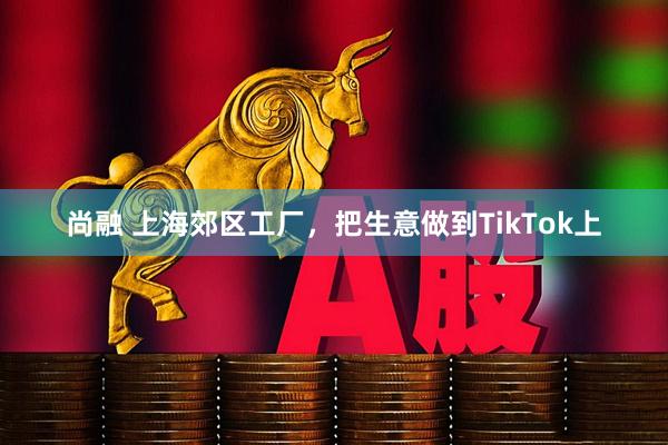 尚融 上海郊区工厂，把生意做到TikTok上