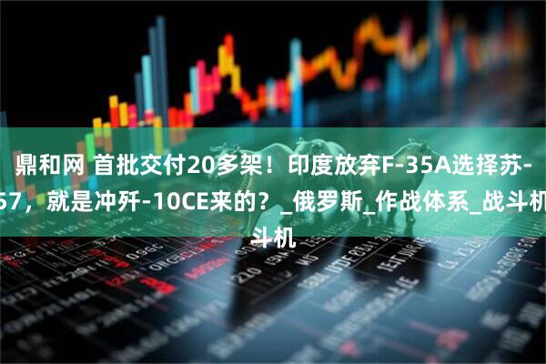 鼎和网 首批交付20多架!印度放弃F-35A选择苏-57,就是冲歼-10CE来的?_俄罗斯_作战体系_战斗机