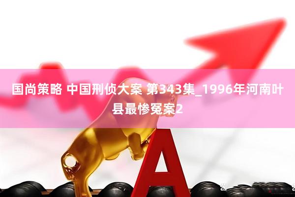 国尚策略 中国刑侦大案 第343集_1996年河南叶县最惨冤案2